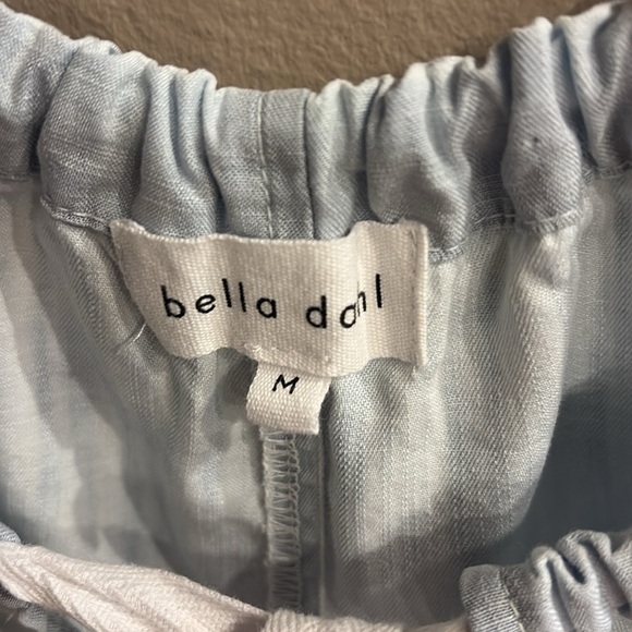 Bella Dahl Light Blue tie dye Camisole Top organic tencel lyocell frayed hem Med - Picture 2 of 12
